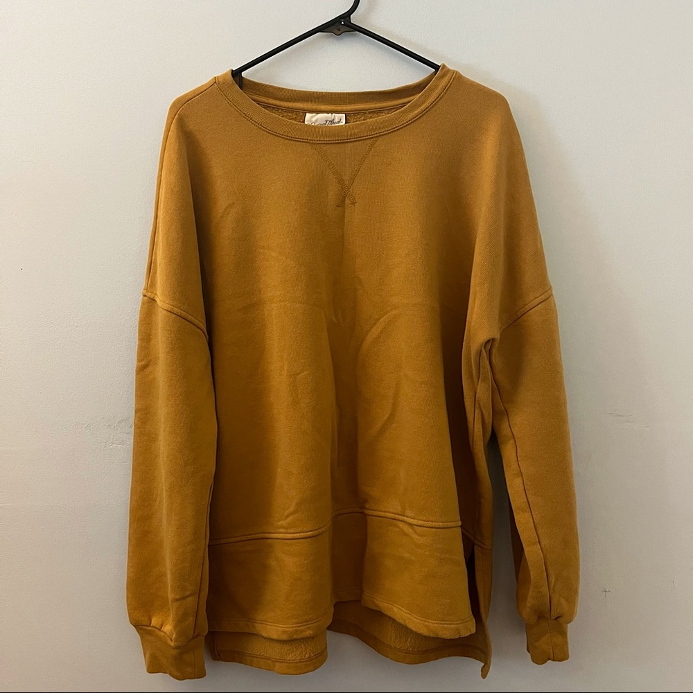 Target Universal Thread Sweatshirt in Mustard Yellow